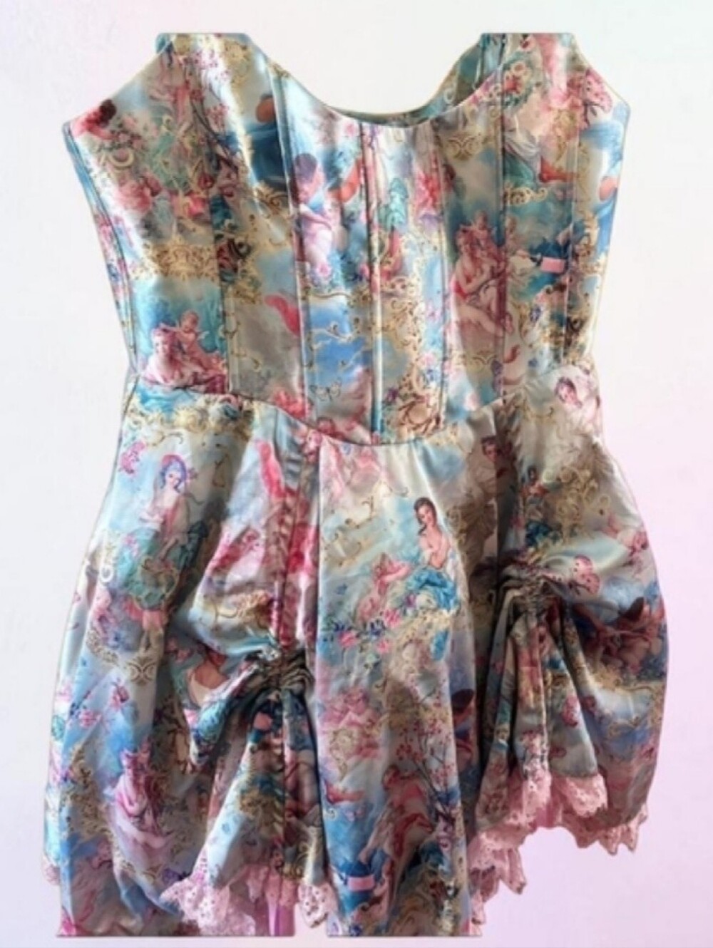 Dolls Kill Sugar Thrillz Divine Lush Opulence Corset Dress, NWT, Sz S
